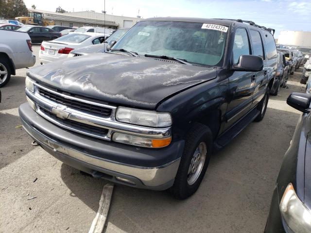 1GNFK16T21J234901 - 2001 CHEVROLET SUBURBAN BLACK photo 1