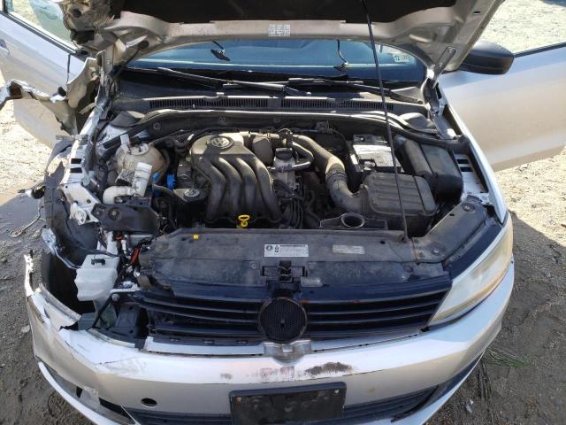 3VW2K7AJ5EM223526 - 2014 VOLKSWAGEN JETTA BASE 银色 照片 7
