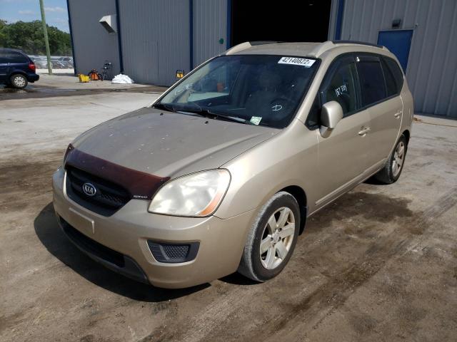 KNAFG525177080676 - 2007 KIA RONDO BASE TAN photo 2