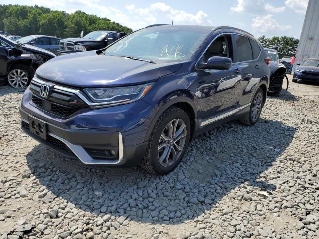 2HKRW2H96LH643996 - 2020 HONDA CR-V TOURI BLUE photo 2