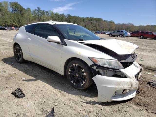 JHMZF1D65ES003089 - 2014 HONDA CR-Z EX WHITE photo 1