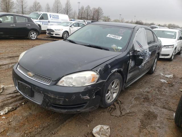 2G1WF5E39D1260280 - 2013 CHEVROLET IMPALA LS GRAY photo 2