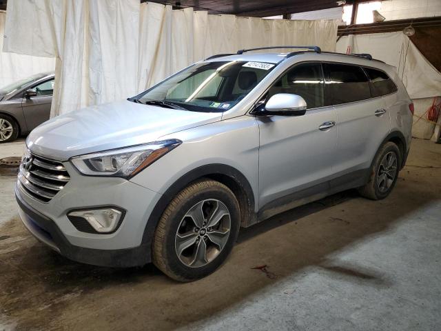 KM8SNDHF0EU052847 - 2014 HYUNDAI SANTA FE G SILVER photo 1