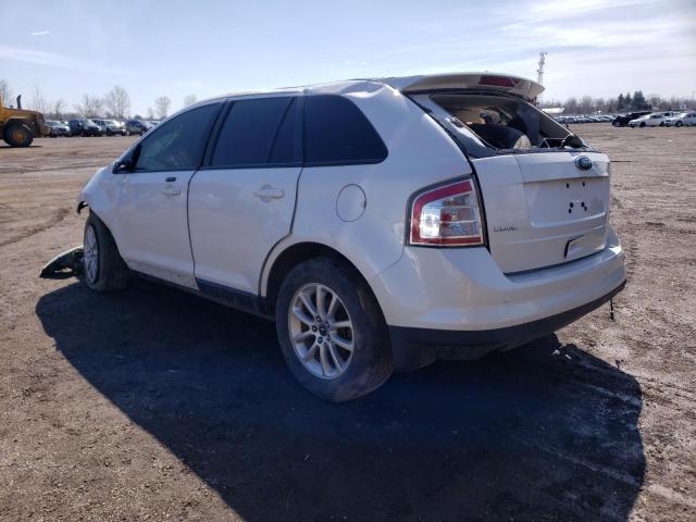 2FMDK3JC1ABA63738 - 2010 FORD EDGE SEL WHITE photo 3