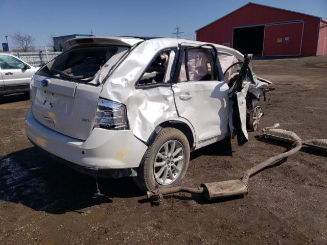 2FMDK3JC1ABA63738 - 2010 FORD EDGE SEL WHITE photo 4