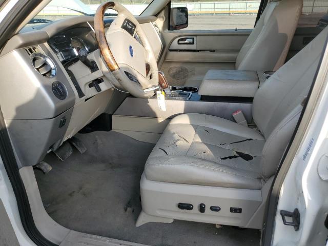 1FMFU19578LA13045 - 2008 FORD EXPEDITION WHITE photo 7