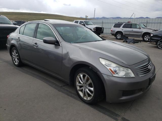 JNKCV61FX9M360305 - 2009 INFINITI G37 GRAY photo 1