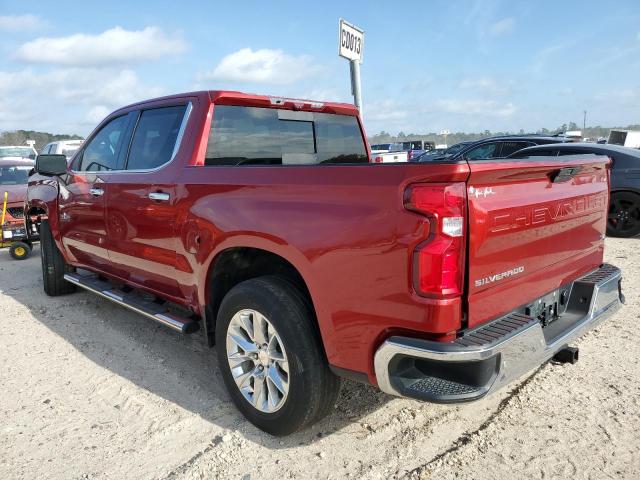 1GCPWEET9MZ145939 - 2021 CHEVROLET SILVERADO MAROON photo 2