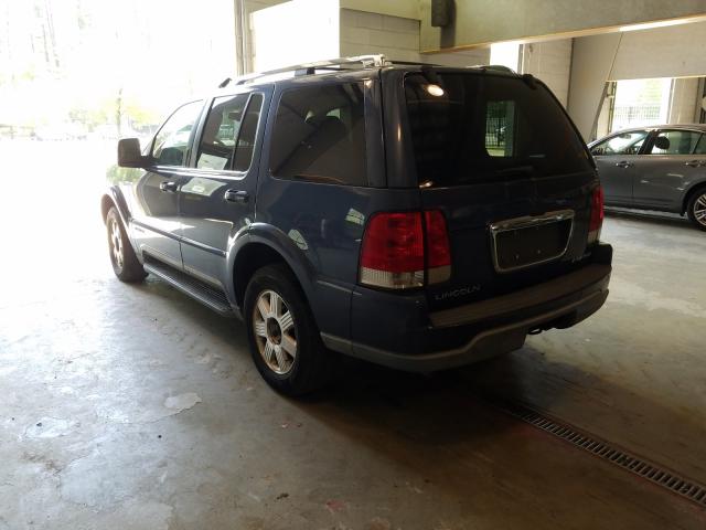 5LMEU88H63ZJ28402 - 2003 LINCOLN AVIATOR 蓝色 照片 3