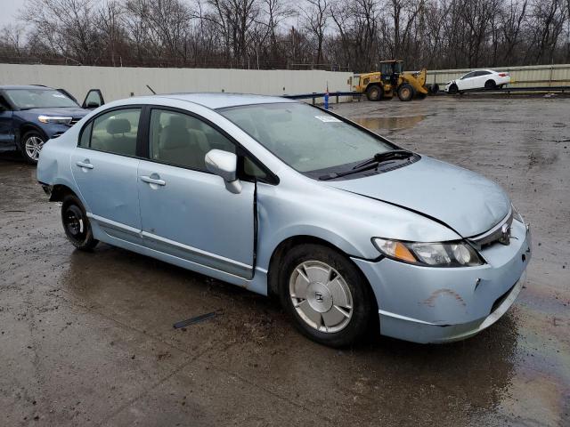 JHMFA36246S014299 - 2006 HONDA CIVIC HYBR BLUE photo 4