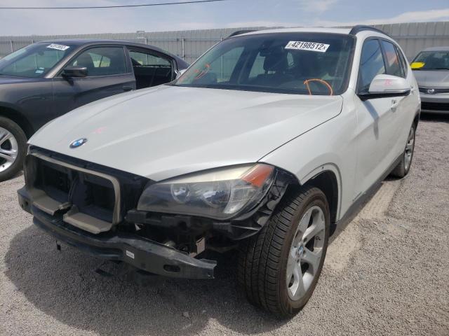 WBAVM1C50EVW53670 - 2014 BMW X1 SDRIVE2 WHITE photo 2