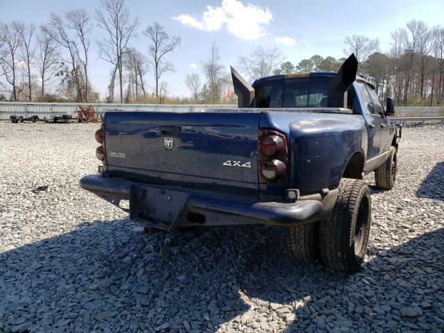 3D7MX48C07G741943 - 2007 DODGE RAM 3500 S BLUE photo 3