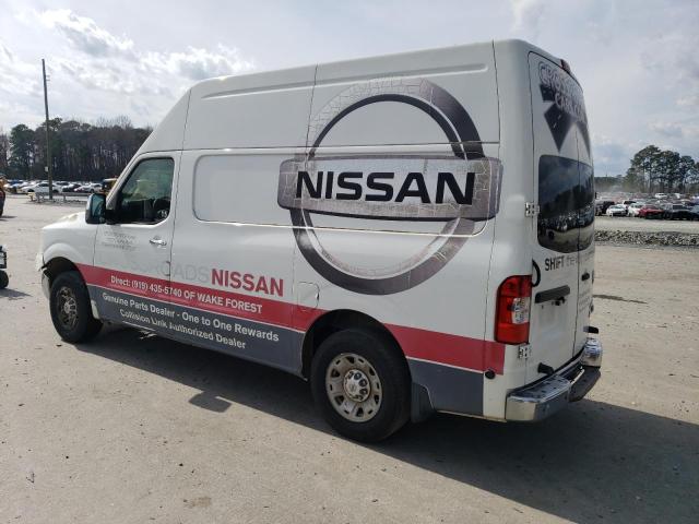 1N6BF0LY0CN100614 - 2012 NISSAN NV 2500 WHITE photo 2