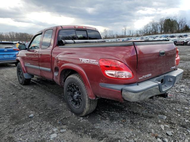 5TBBT44184S451263 - 2004 TOYOTA TUNDRA ACC BURGUNDY photo 2