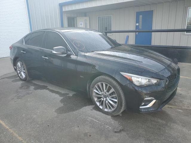 JN1EV7AP9JM356357 - 2018 INFINITI Q50 LUXE BLACK photo 4