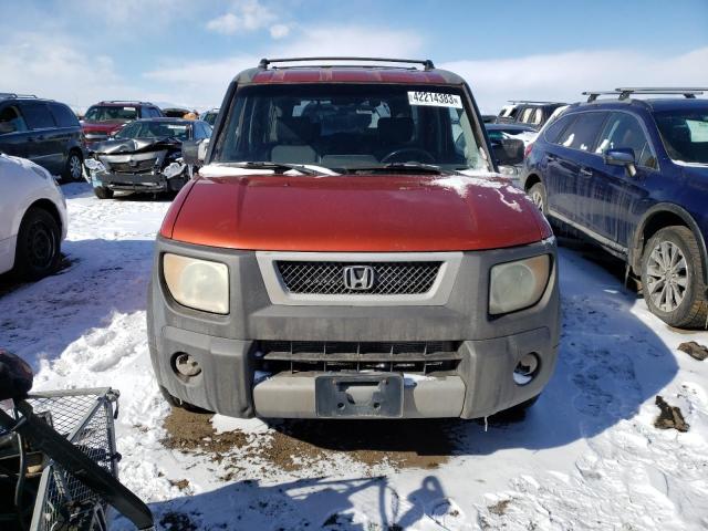 5J6YH28563L022251 - 2003 HONDA ELEMENT EX ORANGE photo 5