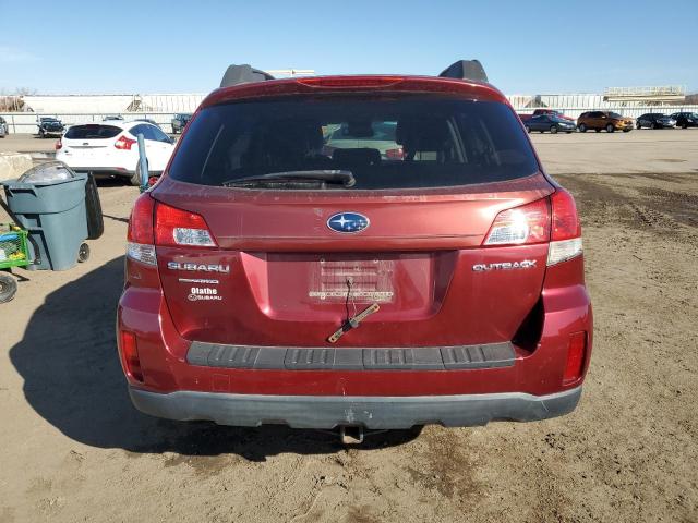 4S4BRCCC1B3415248 - 2011 SUBARU OUTBACK 2. BURGUNDY photo 6