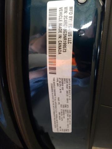 2C4RC1BG3NR199573 - 2022 CHRYSLER PACIFICA T Կապույտ լուսանկար 13