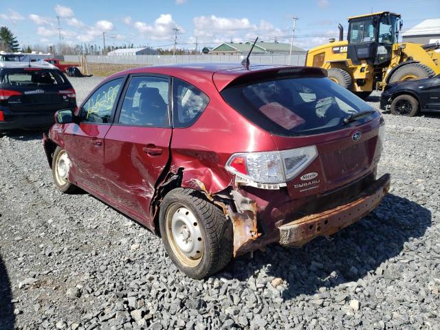 JF1GH6B62BG827607 - 2011 SUBARU IMPREZA 2. RED photo 3