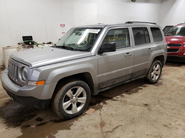 1C4NJRFB3ED810111 - 2014 JEEP PATRIOT LA GRAY photo 1