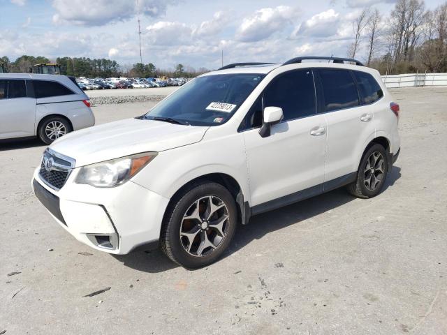 JF2SJGMC5EH464687 - 2014 SUBARU FORESTER 2 WHITE photo 1