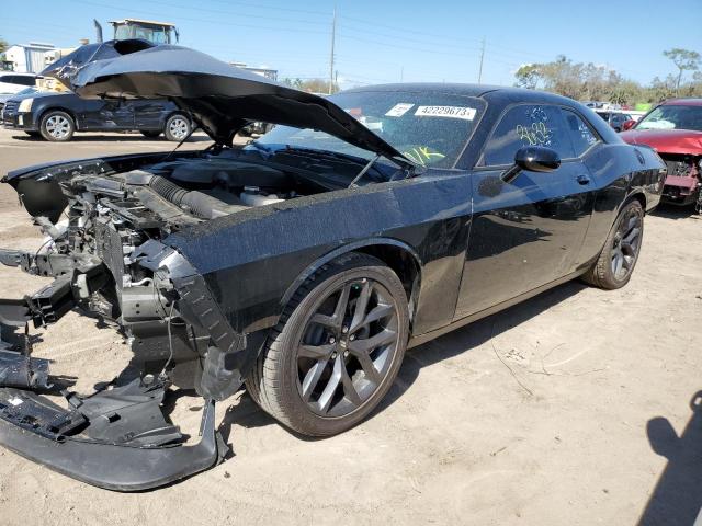 2C3CDZJG7NH215738 - 2022 DODGE CHALLENGER BLACK photo 1