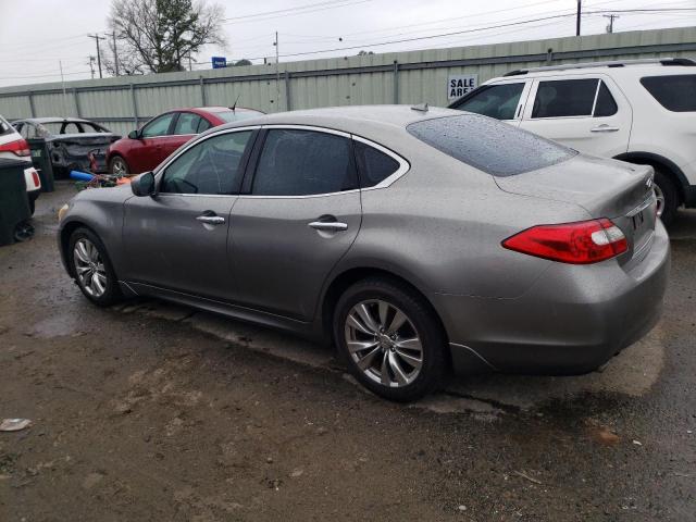 JN1AY1AR5CM580006 - 2012 INFINITI M56 X GRAY photo 2