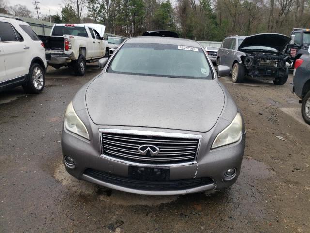 JN1AY1AR5CM580006 - 2012 INFINITI M56 X GRAY photo 5