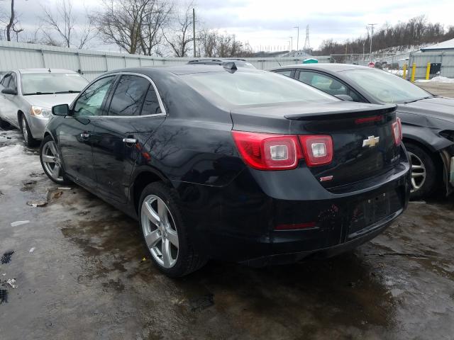 1G11J5SX3EF158306 - 2014 CHEVROLET MALIBU LTZ შავი ფოტო 3