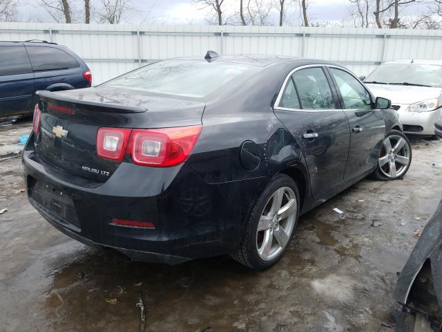 1G11J5SX3EF158306 - 2014 CHEVROLET MALIBU LTZ შავი ფოტო 4