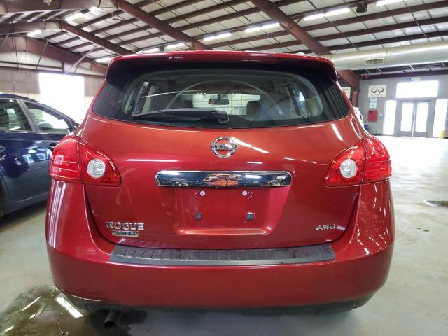 JN8AS5MV0EW701776 - 2014 NISSAN ROGUE SELE RED photo 6