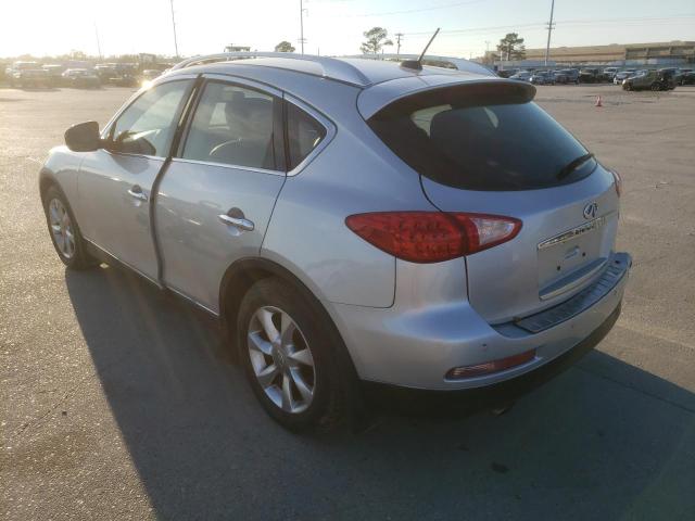 JNKAJ09E78M303053 - 2008 INFINITI EX35 BASE SILVER photo 3