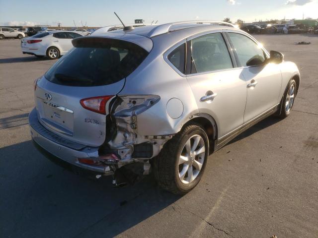 JNKAJ09E78M303053 - 2008 INFINITI EX35 BASE SILVER photo 4