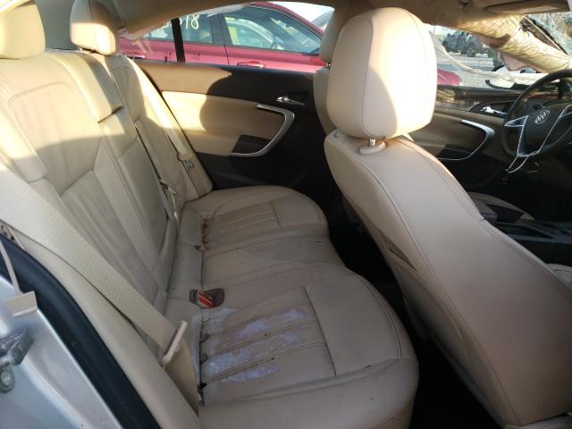 2G4GR5EK1C9145761 - 2012 BUICK REGAL SILVER photo 6