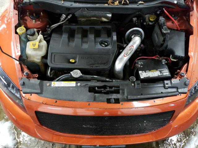 1B3HB48B97D595039 - 2007 DODGE CALIBER SX ORANGE photo 11