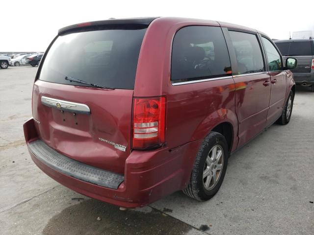 2A4RR2D13AR423426 - 2010 CHRYSLER TOWN & COU BURGUNDY photo 4