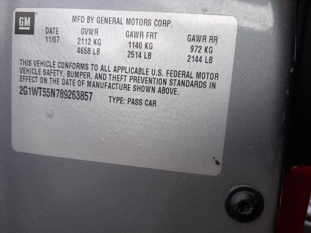 2G1WC581869330360 - 2006 CHEVROLET IMPALA GRAY photo 12