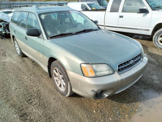 4S3BH675837602260 - 2003 SUBARU LEGACY OUT TEAL photo 1