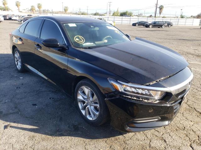 1HGCV1F14JA131160 - 2018 HONDA ACCORD LX BLACK photo 1