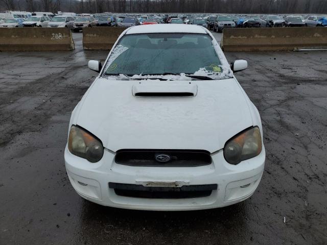 JF1GD29635H502229 - 2005 SUBARU IMPREZA WR WHITE photo 5