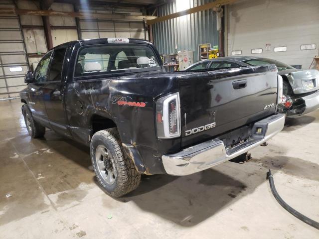 1D7HU18D64S607606 - 2008 DODGE RAM 2500 S BLACK photo 3