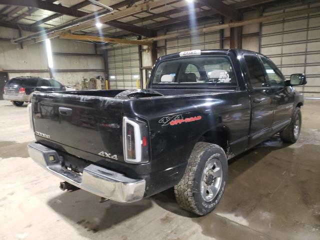 1D7HU18D64S607606 - 2008 DODGE RAM 2500 S BLACK photo 4