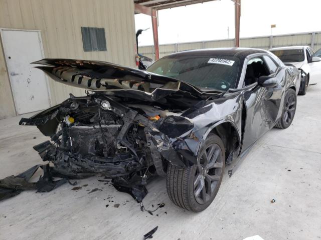 2C3CDZJG0KH620674 - 2019 DODGE CHALLENGER BLACK photo 2