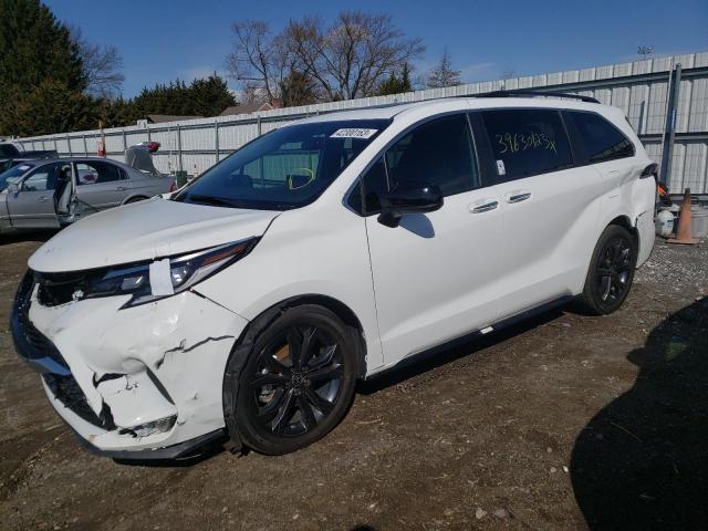 5TDXRKECXNS080768 - 2022 TOYOTA SIENNA XSE WHITE photo 1