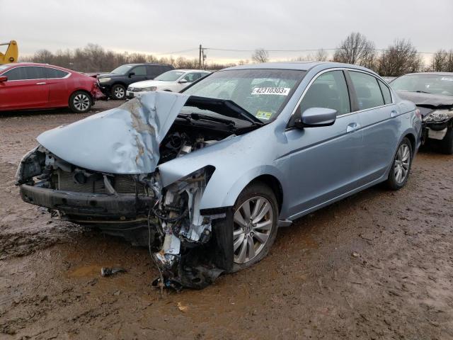 1HGCP2F80BA126309 - 2011 HONDA ACCORD EXL BLUE photo 1