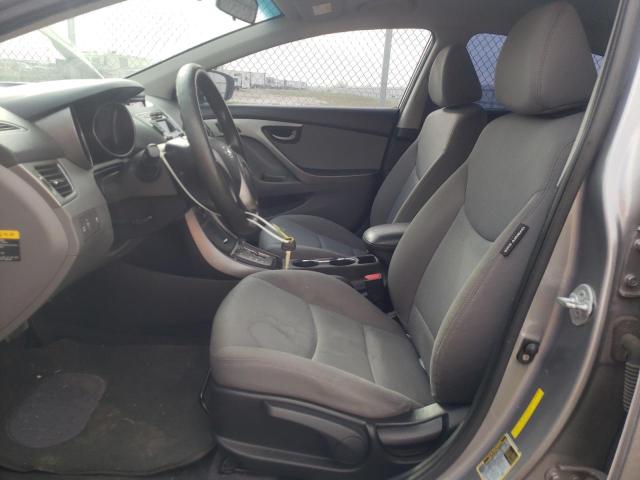 KMHDH4AE8DU733029 - 2013 HYUNDAI ELANTRA GL GRAY photo 7