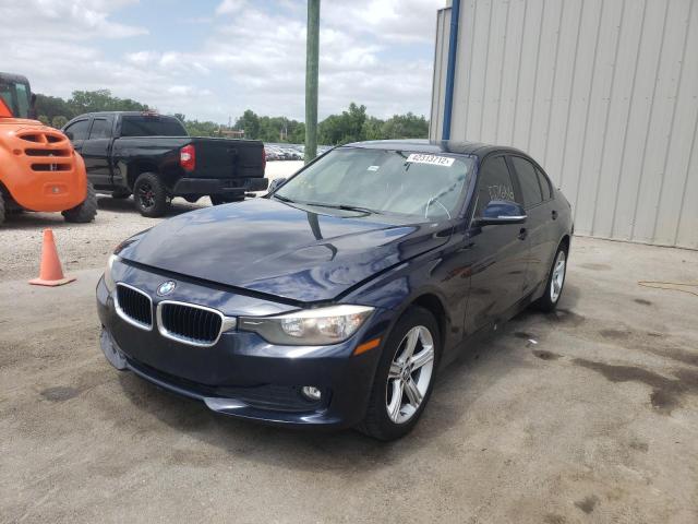 WBA3C3C5XFP663621 - 2015 BMW 320 I XDRI BLUE photo 2