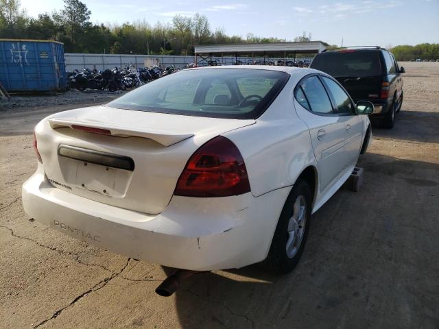2G2WP552481160531 - 2008 PONTIAC GRAND PRIX Սպիտակ լուսանկար 4
