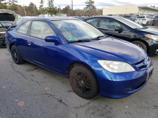 1HGEM22104L039754 - 2004 HONDA CIVIC DX V Mavi foto 4