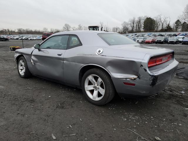 2C3CDYAG7DH737231 - 2013 DODGE CHALLENGER SILVER photo 2